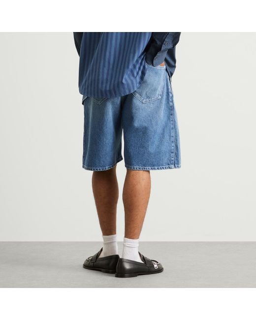 J.W. Anderson Blue Twisted Workwear Shorts for men