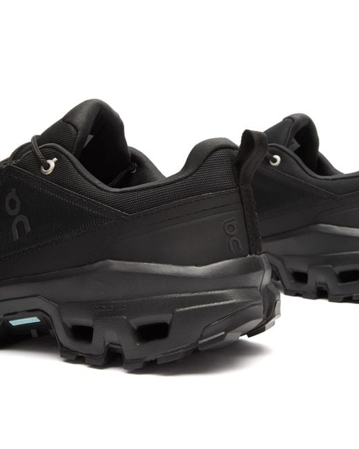On Shoes Black Cloudrock Low Wp Sneakers for men