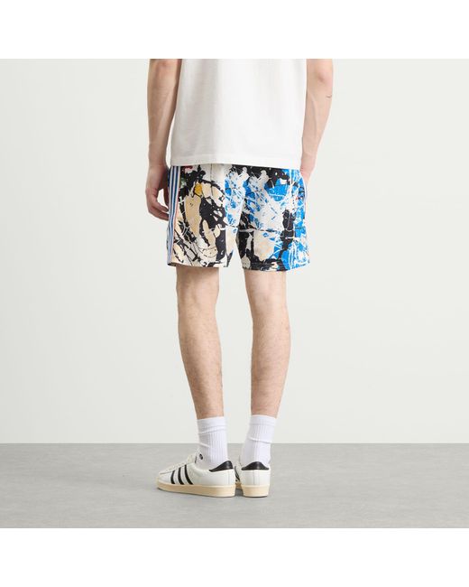 Adidas Blue X Stone Roses Manchester United Aop Short for men