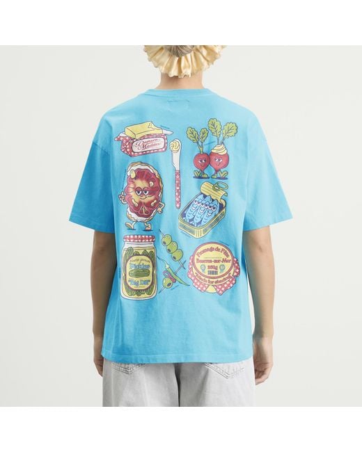 Damson Madder Blue Snack Plate Graphic Tee