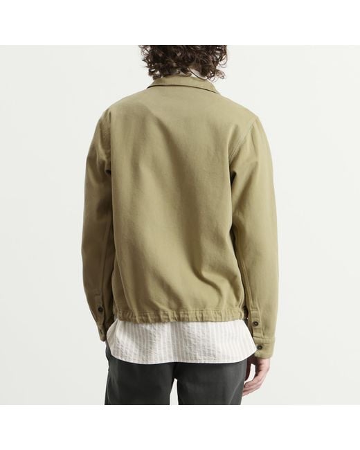 RANRA Green Epitome Cotton Overshirt for men