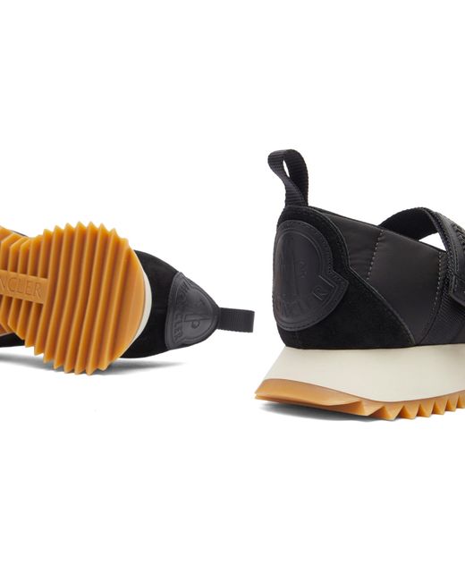 Moncler Black Nylon Pacey Ballet Flats