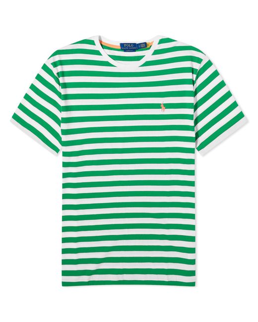 Polo Ralph Lauren Green Stripe T-Shirt for men