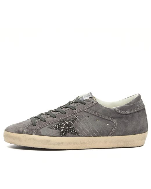 Golden Goose Deluxe Brand Gray Suede Super Star Sneaker