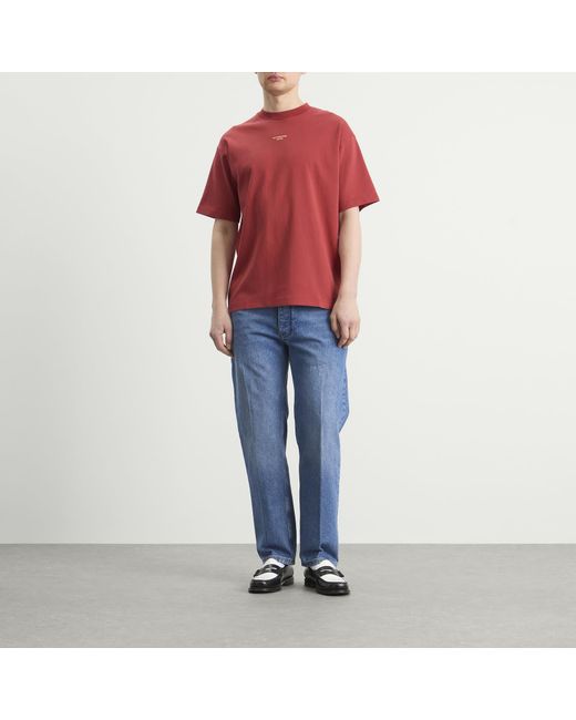 Drole de Monsieur Red The Classic Slogan T-Shirt for men