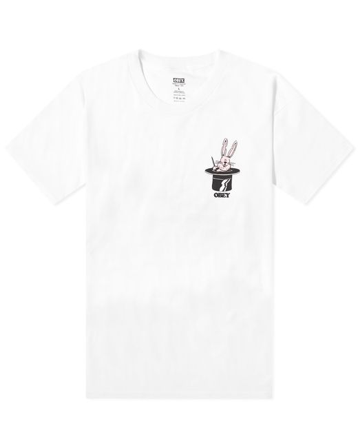 Obey White Disappear T-Shirt for men