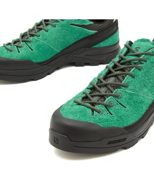 Salomon Green X-Alp Suede Sneaker for men