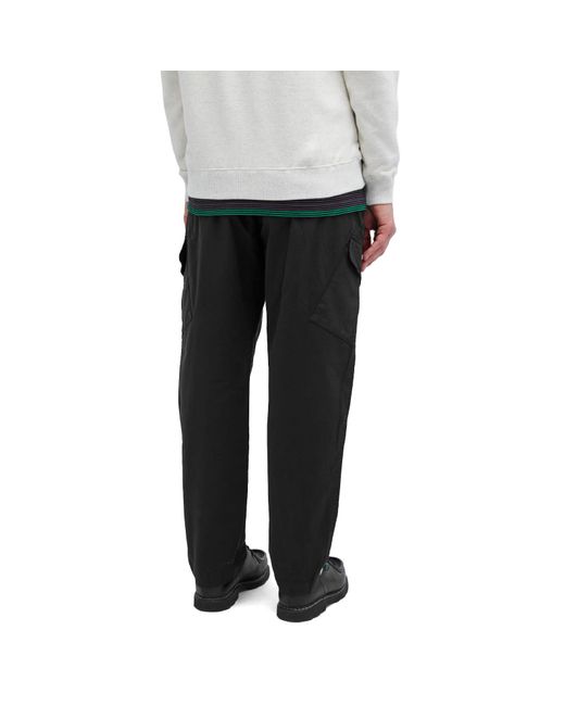 Paul Smith Black Straight Fit Cargo Trousers for men