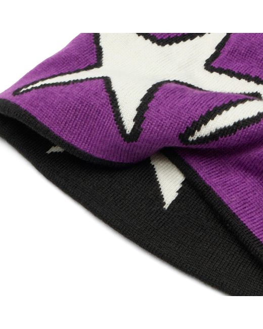 Twojeys Purple Reversible Icon Beanie