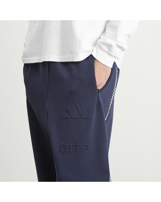 Adidas Blue X Arte Zne Full Zip Track Pant for men