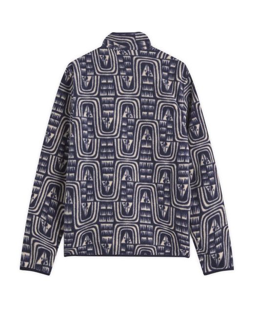 Patagonia Blue Lightweight Synchilla Snap-T Pullover for men