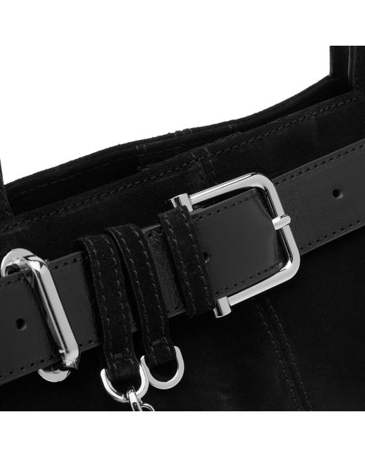OSOI Black Shoulder Brocle Mini Bag