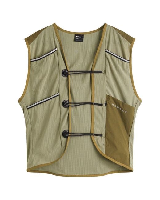 Oakley Green Latitude Flight Vest Poncho for men