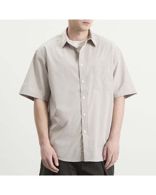 FRIZMWORKS Natural Og Poplin Short Sleeve Shirt for men