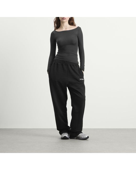 No Problemo Black Mini Problemo Straight Sweatpant