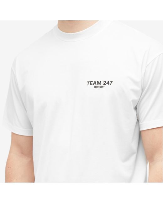 Represent White Team 247 Oversized T-Shirt for men