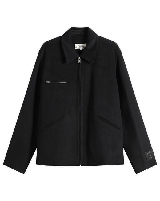 Maison Margiela Black Mm6 Double Faced Jacket for men
