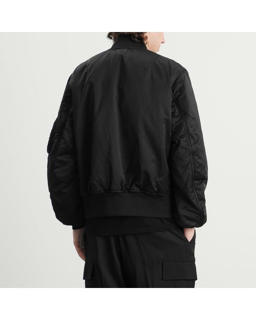 Y-3 Black Bomber Jacket for men