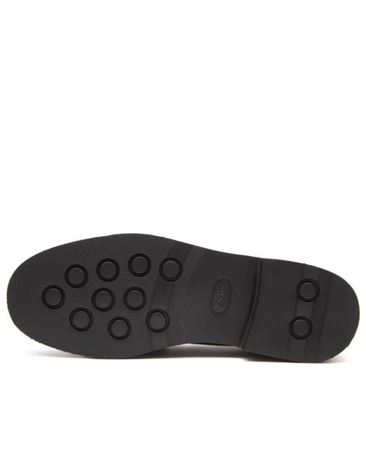 G.H.BASS Black Larson Step Loafer for men