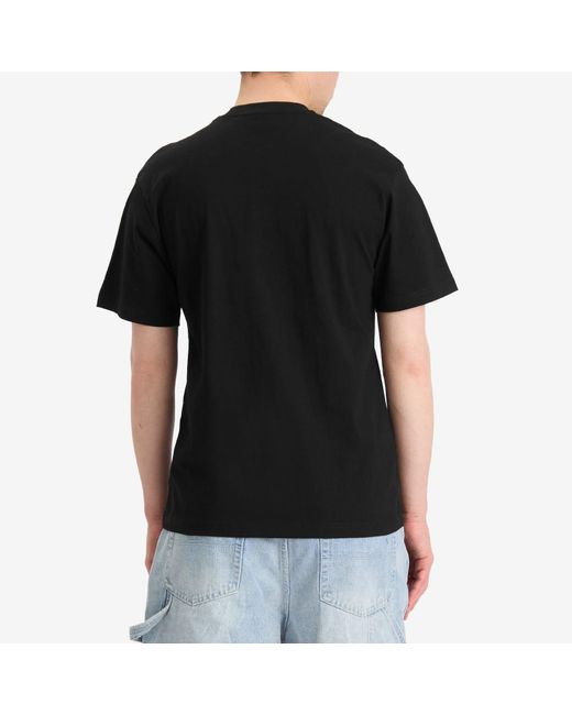 Butter Goods Black Tempo Logo T-Shirt for men