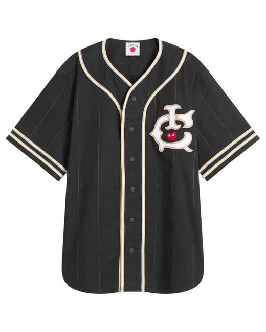 ICECREAM Black Ic Baseball Jersey for men