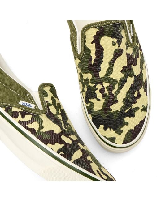Vans Green Lx Classic Slip-On 98 Sneaker