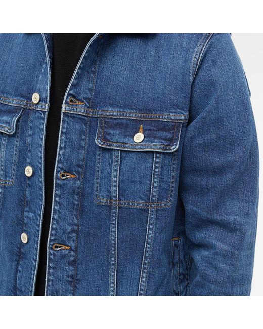 Paul Smith Denim Jacket in Blue for Men | Lyst