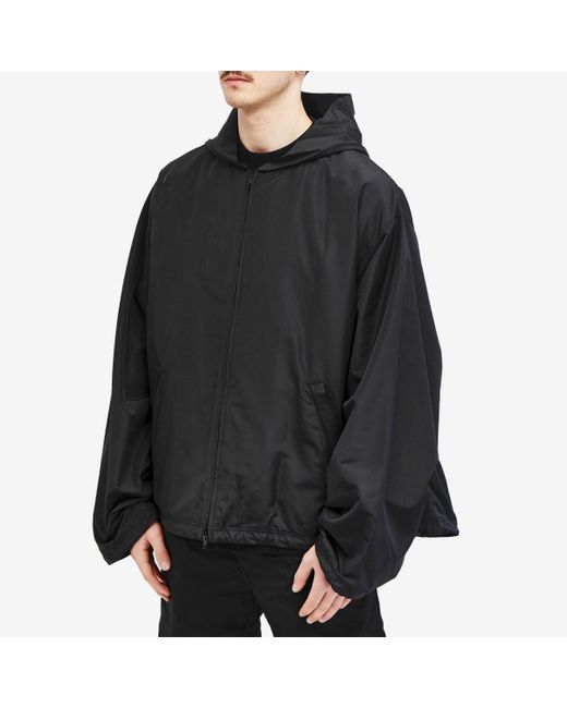Balenciaga Black Tracksuit Rain Jacket for men