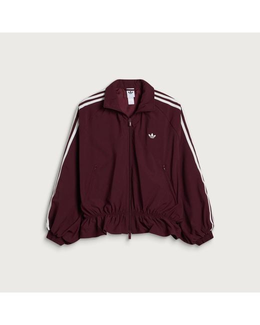 Adidas Red Blousy Oversized Track Top