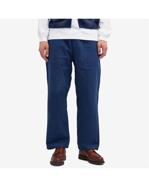 Service Works Blue Classic Canvas Chef Pants for men