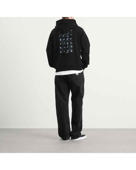 Daily Paper Black Shield Evolution Hoodie for men