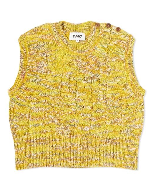 YMC Yellow Farrow Tank Knit