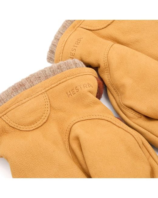 Hestra Orange Noah Gloves for men