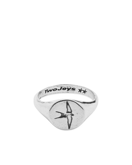 Twojeys Metallic Liberty Ring for men