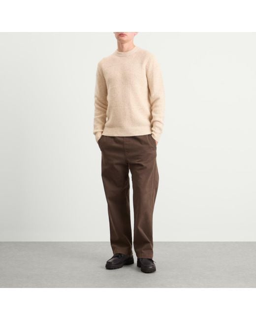 Forét Natural Orbit Jacquard Donegal Jumper for men
