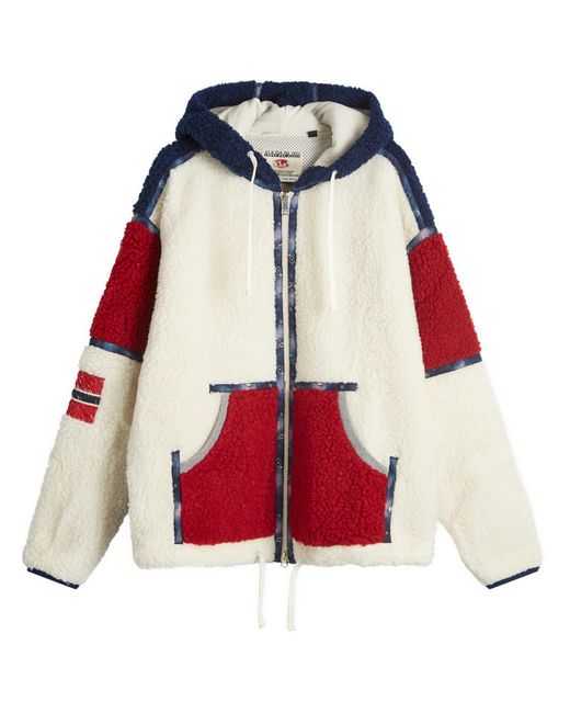 Napapijri Red Yupik Fleece Jacket for men