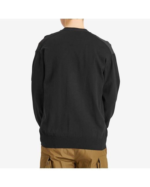 Junya Watanabe Black Multi Patch Cardigan for men