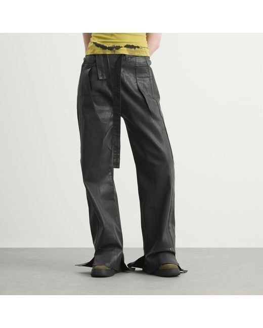 OTTOLINGER Gray Glazed Baggy Jeans