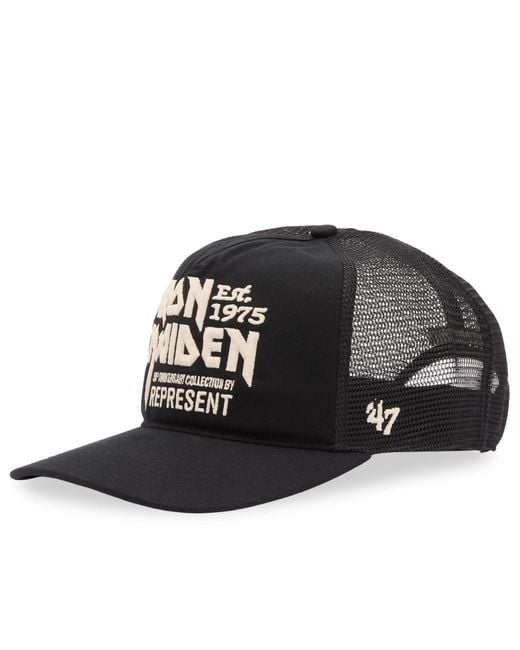 Represent Black Iron Maiden Anniversary Trucker for men