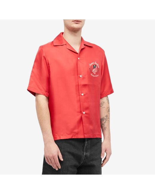 Amiri Red Studios Short Sleeve Shirt for men