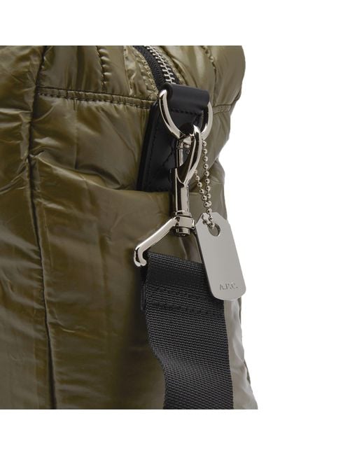 A.P.C. Green Bomber Jacket Bag for men