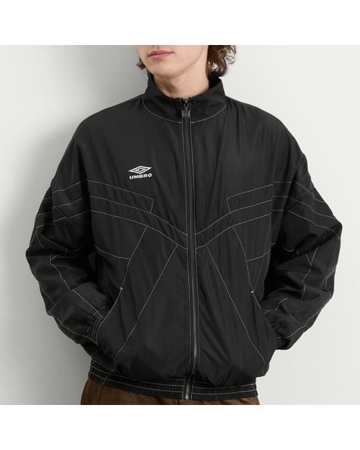Umbro Black Relaxed Track Jacket for men