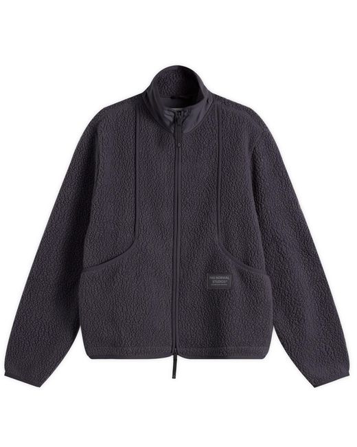 Pas Normal Studios Blue Off-Race Pile Fleece Jacket for men