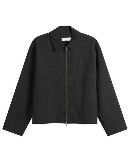 SAGE NATION Black Petrol Jacket for men