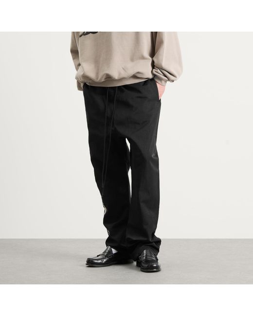 Fear Of God Black Active Trace Relaxed Drawstring Pants for men