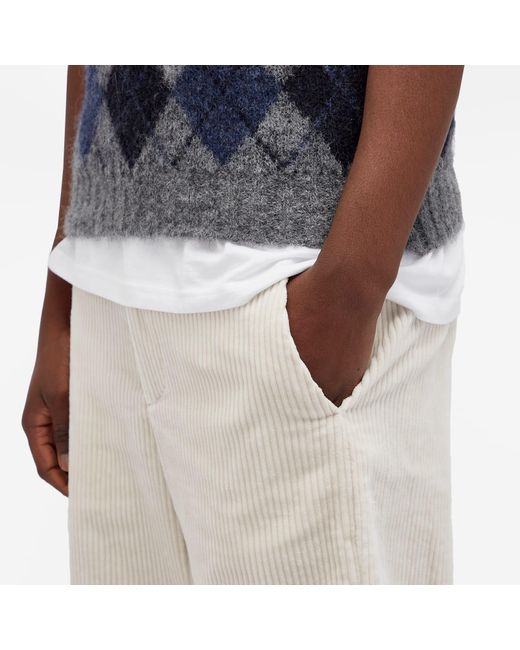 A.P.C. White River Corduroy Trousers for men