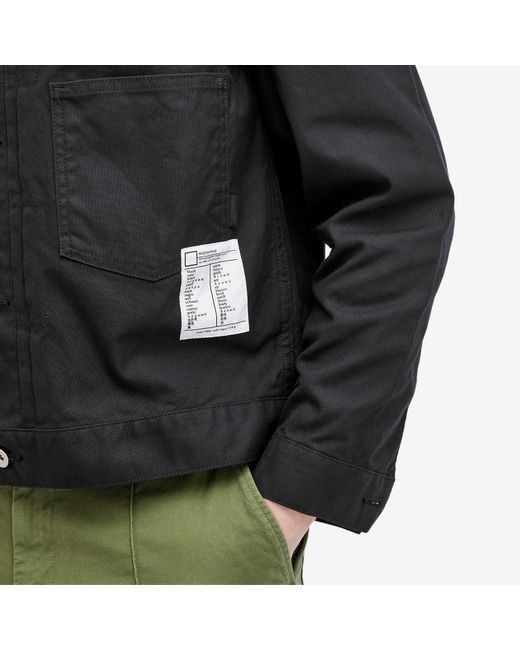Neighborhood Black Bw Type 2 Denim Jacket for men