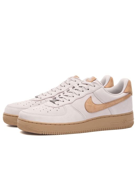 Nike White Air Force 1 Low Retro Prm Qs Sneaker for men