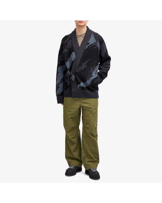 Maharishi Camo Kimono Jacket in Black for Men Lyst UK