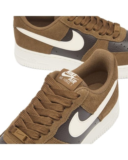 Nike Brown Air Force 1 '07 Bwn Sneaker